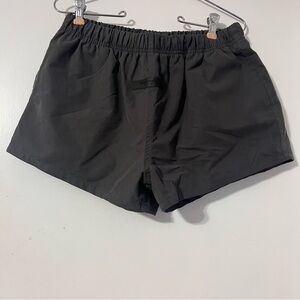 NEW Fear of God Essentials Cotton Blend Baggie Shorts in Off Black Sz M Athletic